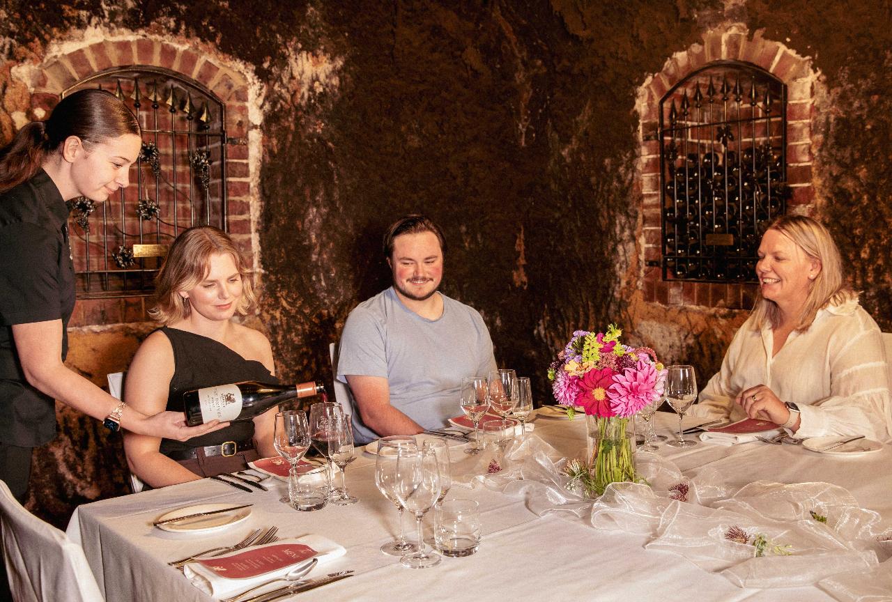 Ticketed Underground Dining at Seppelt Wines