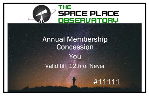 Annual Membership - Concession