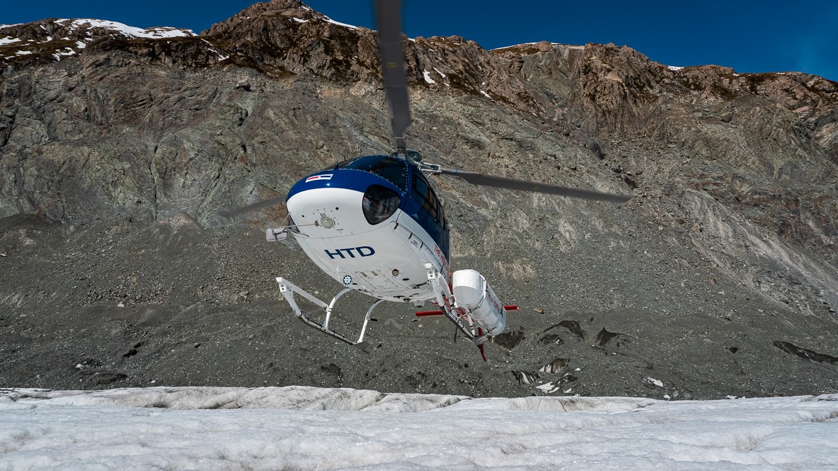 Mt Cook Helicopter Glacier Landing