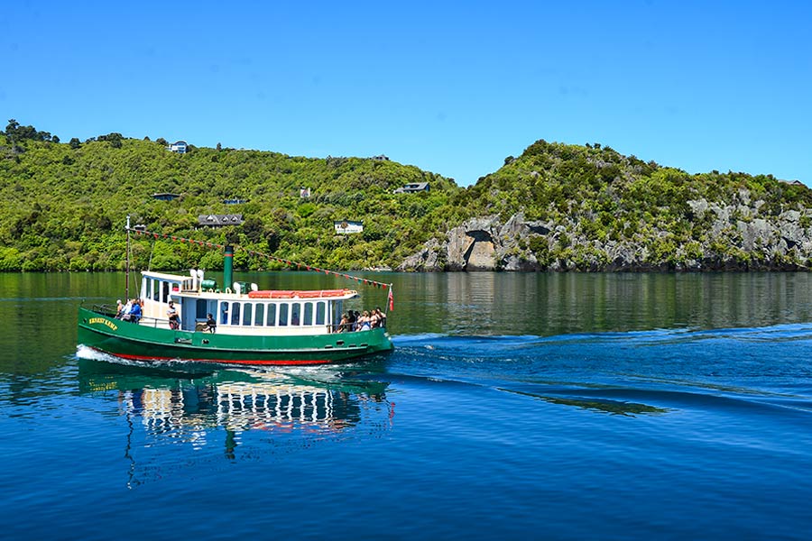 Maori Rock Carvings - Sunset Cruise