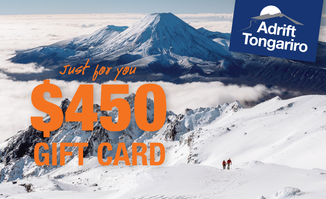 $450 Adrift Tongariro Gift Card