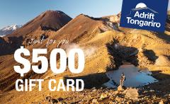 $500 Adrift Tongariro Gift Card