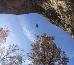 Hiking and Cave Rappelling in St. Louis