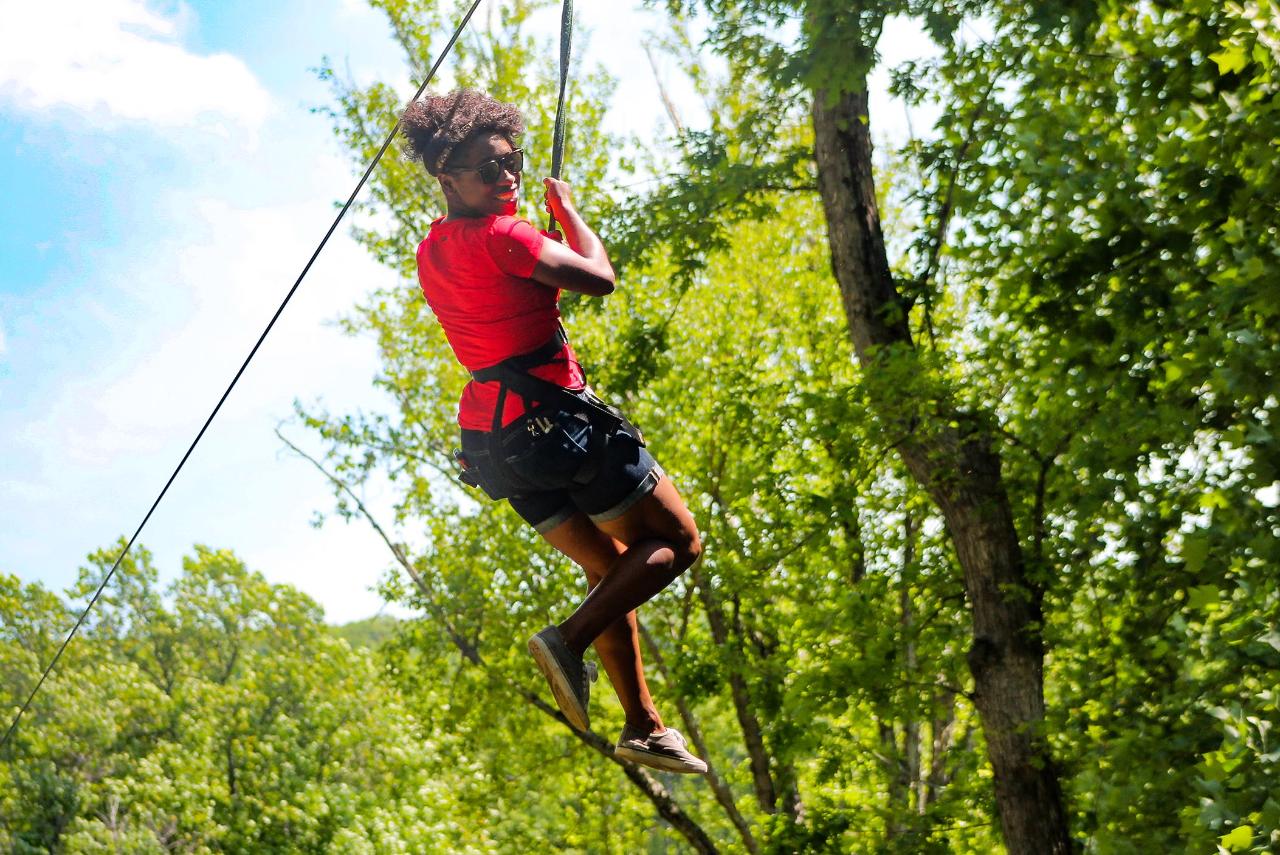 Ziplining and Paintball in Brown County