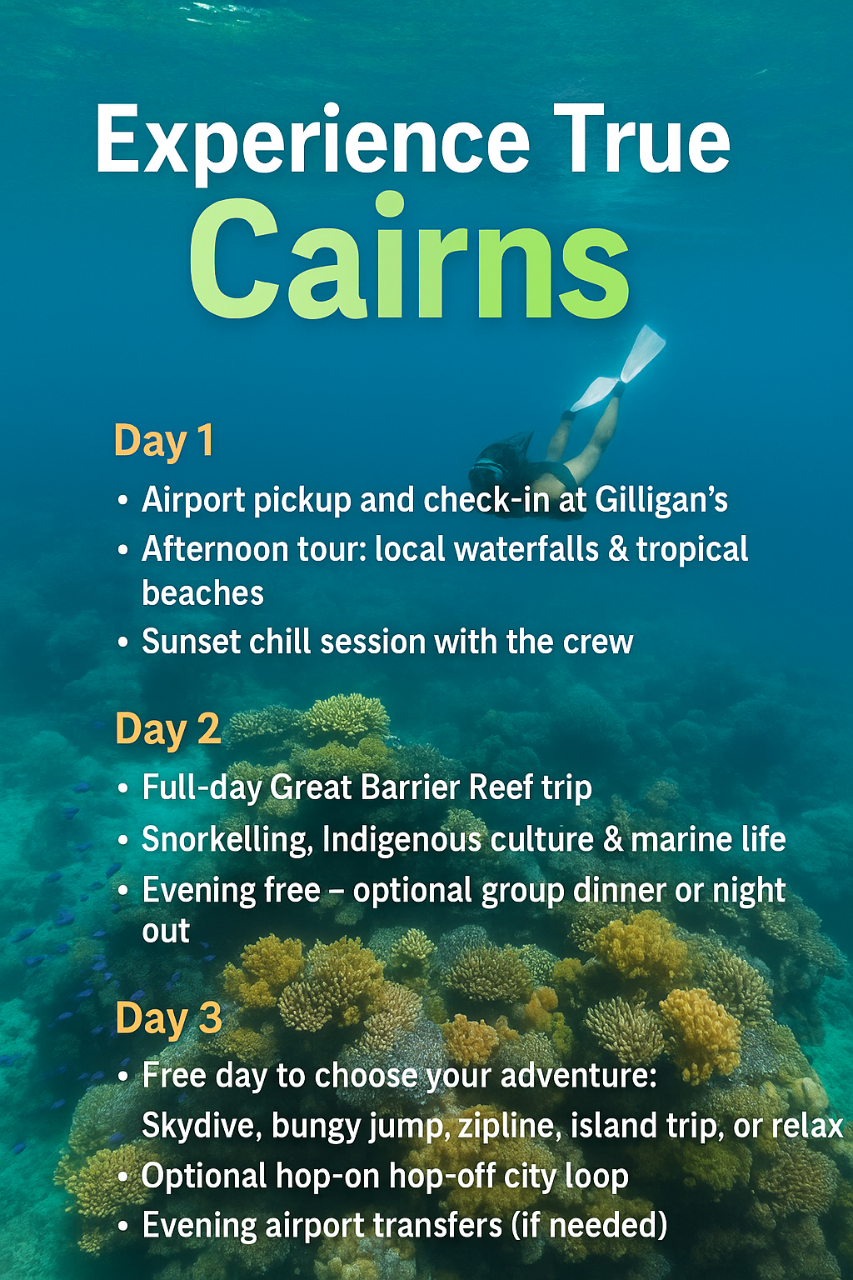 Experience True Cairns! 3 dayer