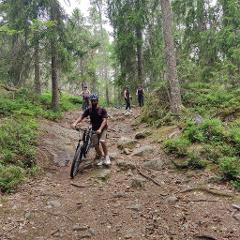Mountain Biking Small-Group in Stockholm Forests for Beginners