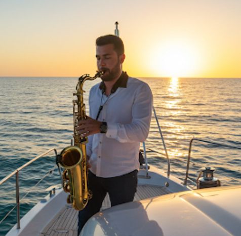 *Sunset Live Sax & Sailing Experience Barcelona 2 h. 