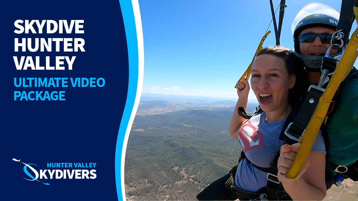 Skydive Hunter Valley up to 15,000 feet Ultimate Video Package