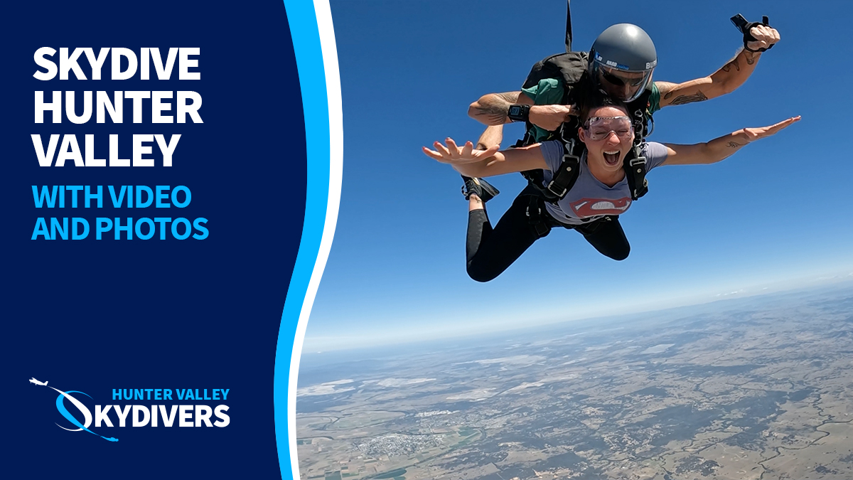 Skydive Hunter Valley up to 15,000 feet with Video and Photos