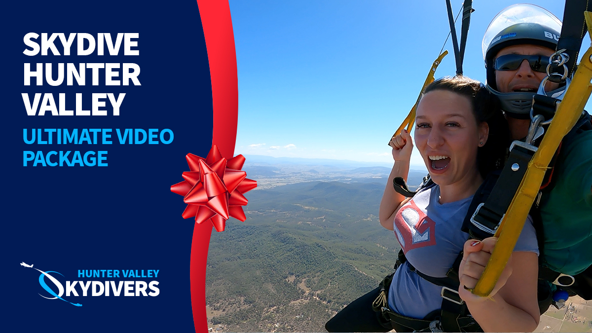 Gift Voucher Hunter Valley Skydive with Ultimate Video Package