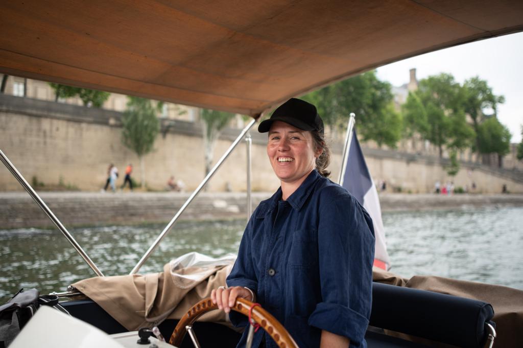 Boat cruise on Seine River