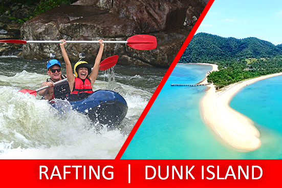 Half Day Sports Rafting & Half Day Dunk Island