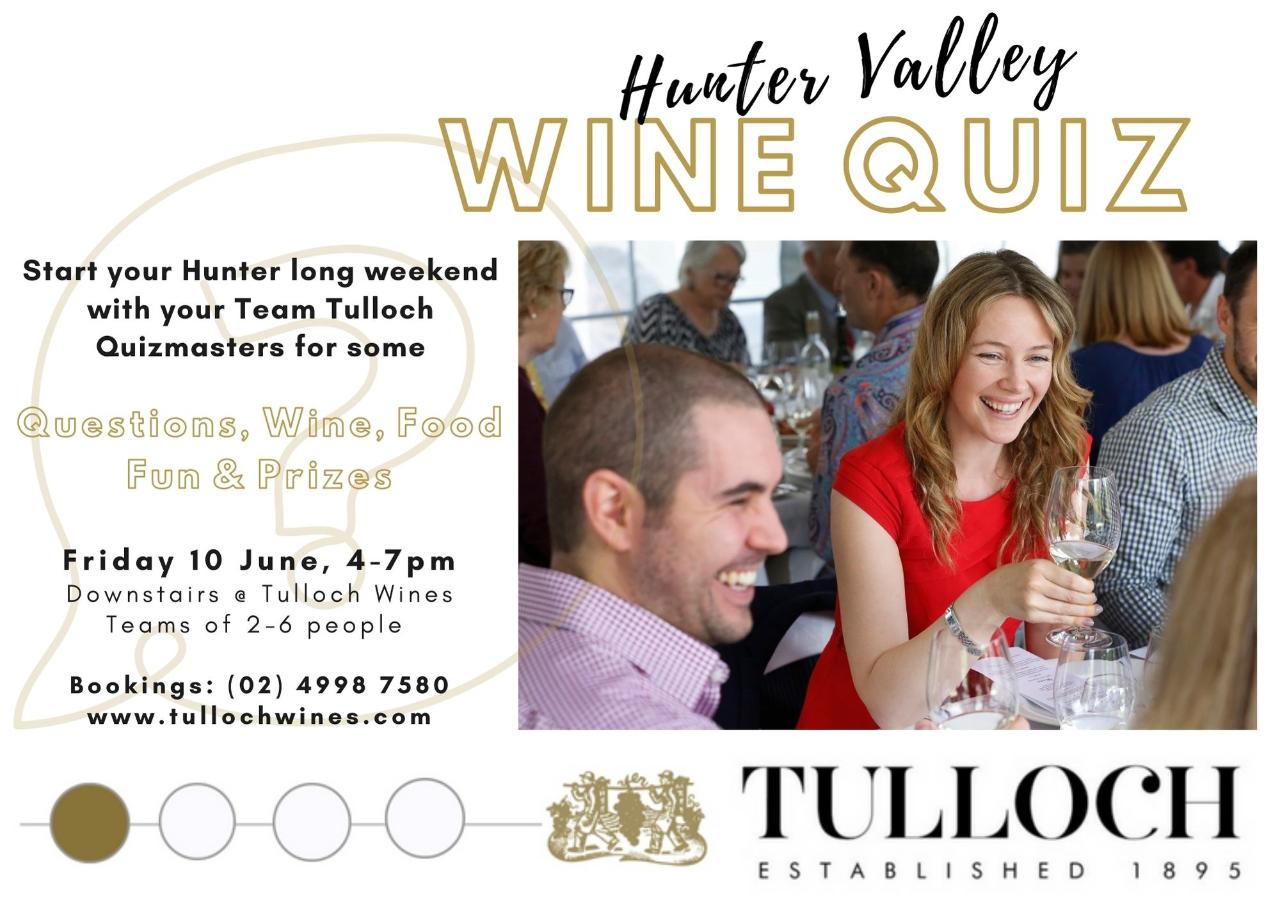 Tulloch Wines Hunter Valley Wine Quiz 2022