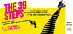Tulloch Wines theatre under the stars presents 'The 39 Steps' by Upstage Theatre