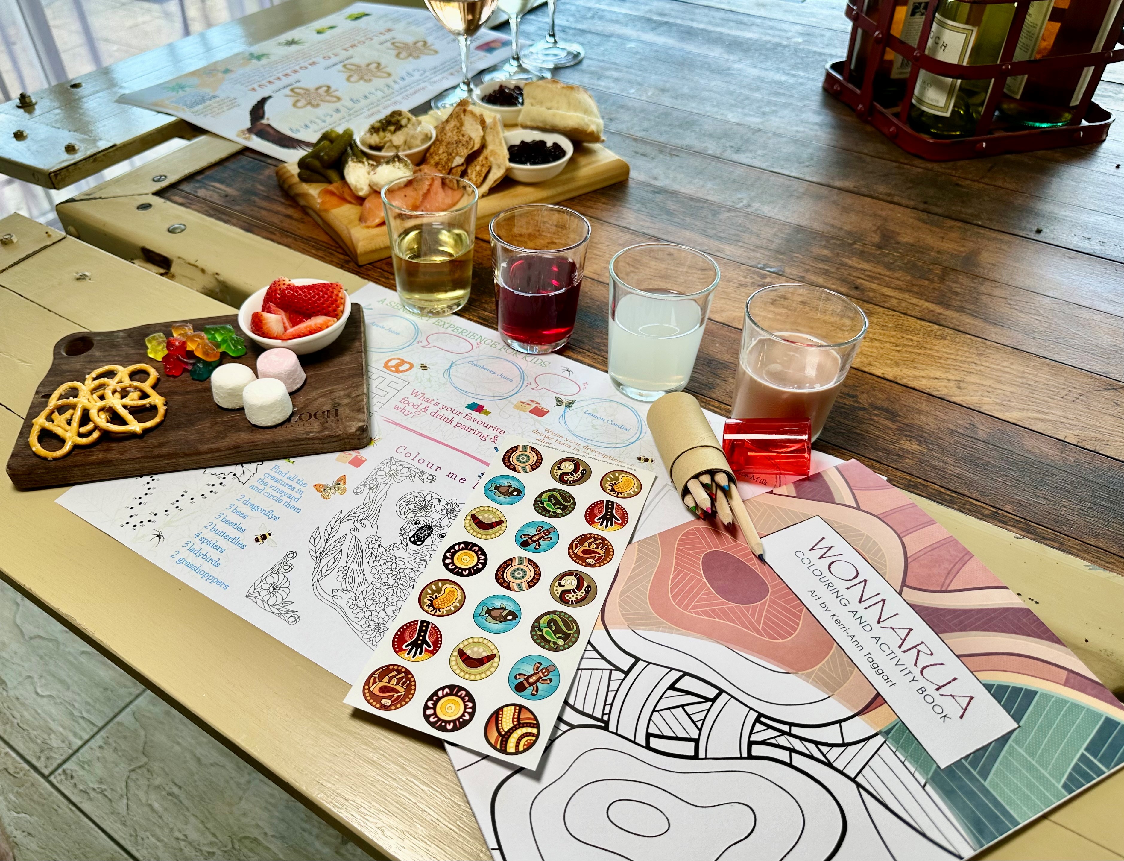 Tulloch Wines 'Welcome to Wonnarua' Sparkling Tasting & Brunch Board with native ingredients