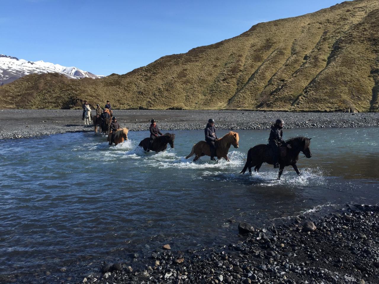 Thorsmörk nature reserve - Underneath glacier Eyjafjallajökull