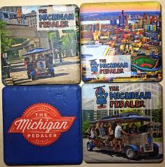 Michigan Pedaler Coasters
