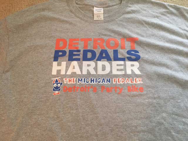 Detroit Pedals Hard T-Shirt