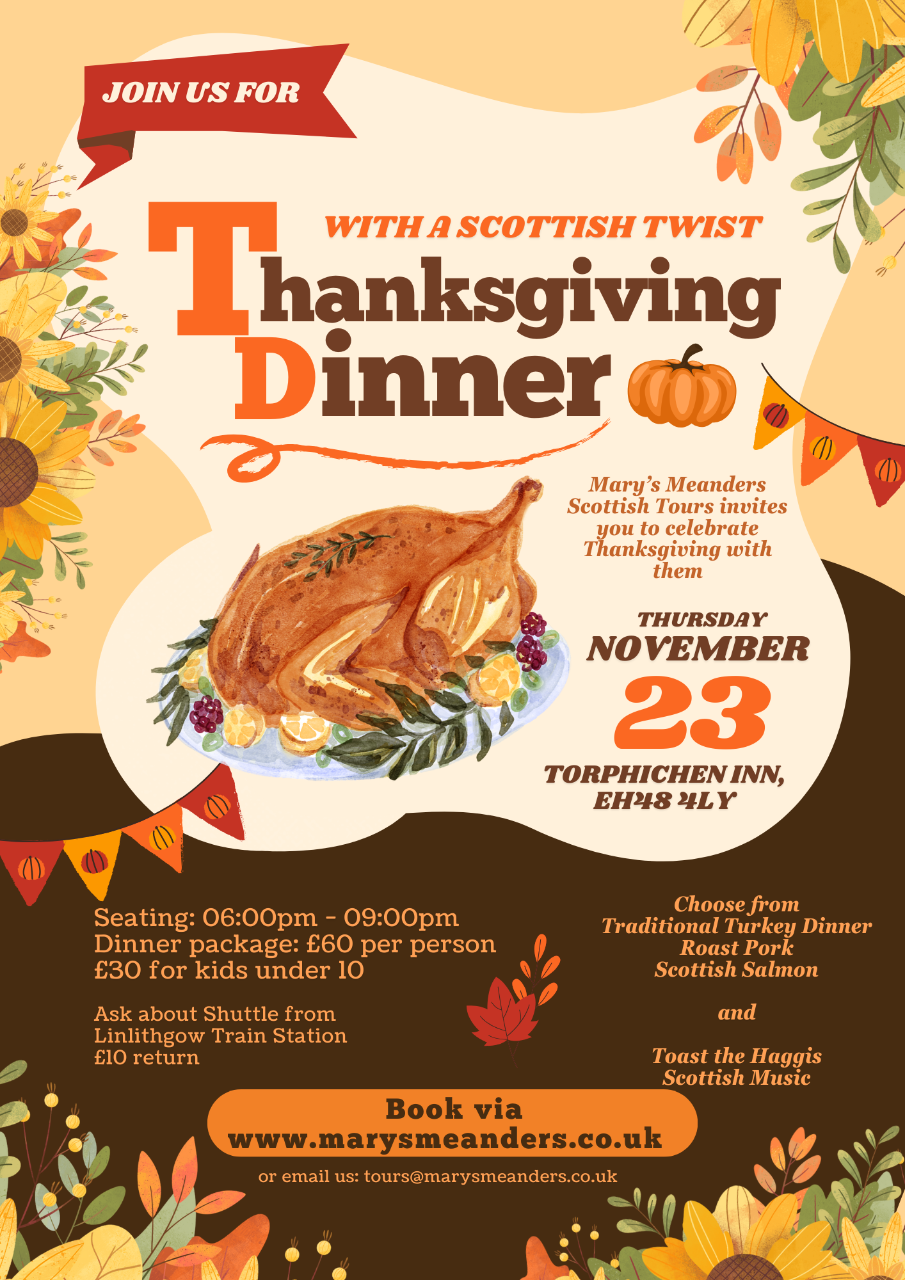 Mary's Meanders Thanksgiving Dinner Adult Package