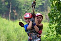 Full-Day Zip Lining in Thai'd Up Adventure Park in Krabi