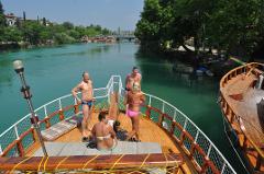 Manavgat River Boat Trip with Grand Bazaar from Antalya