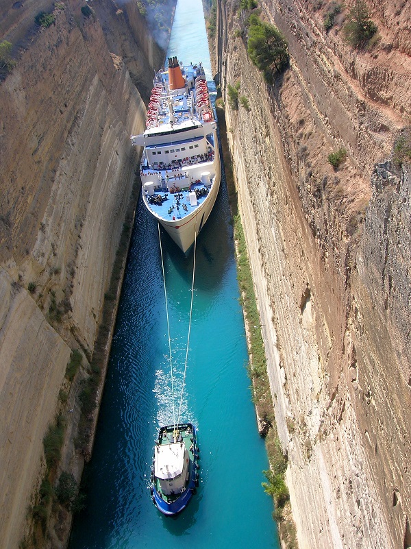 corinth canal cruise