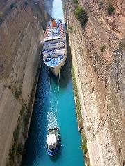 Corinth Canal Cruise & Corinth Canal from above
