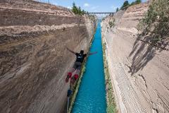 Corinth Canal- ZULU BUNGY One of the most exciting Bungee in the world!!! 