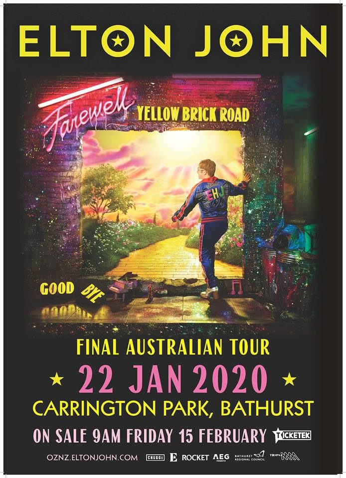 Elton John's Farewell Yellow Brick Road Tour, Bathurst 