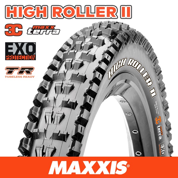 MAXXIS HIGH ROLLER II 27.5 X 2.50 WT FOLDING EXO 3C MAXX TERRA TR 