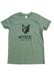 Mystic Youth Tee - Sage with Black Logo