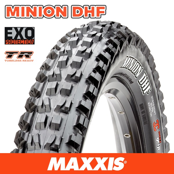 MAXXIS MINION DHF 24 X 2.40 FOLDING EXO TR 