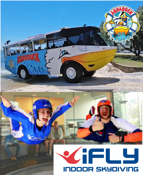 Aquaduck + iFLY Indoor Skydiving