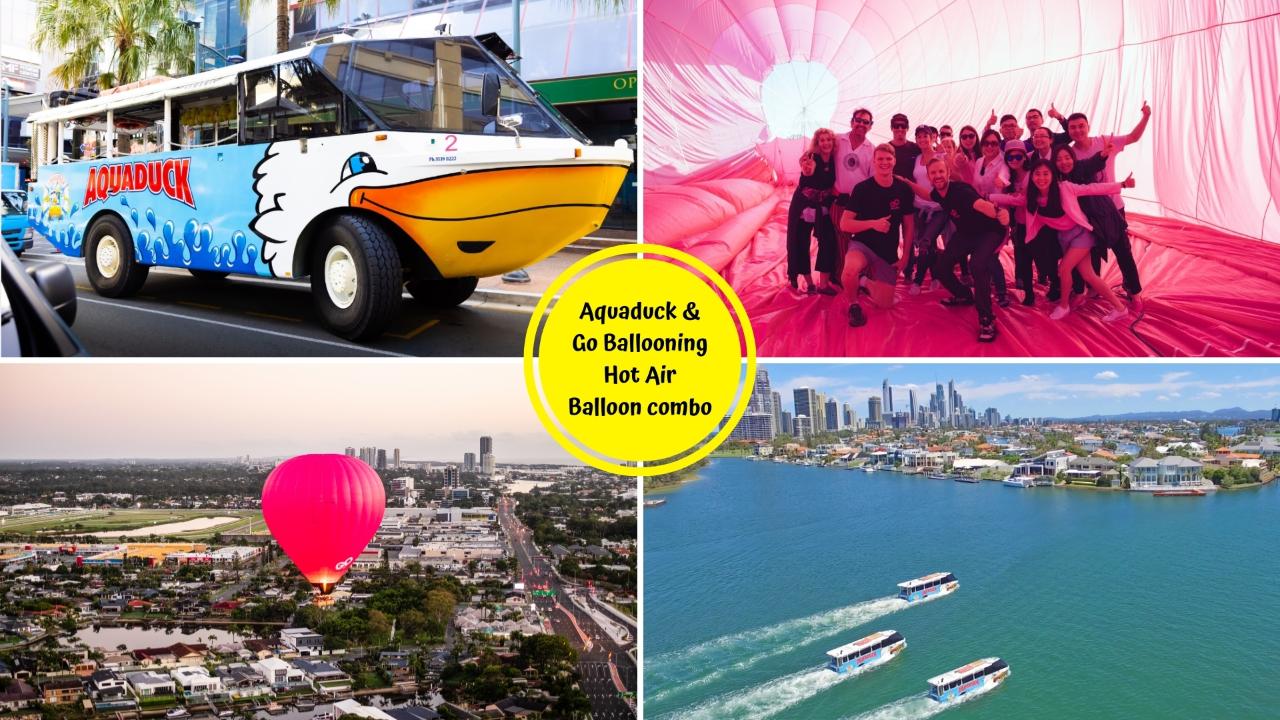 Aquaduck + Hot Air Balloon Combo - Save up to $50 PLUS free Hot Air Balloon photos 