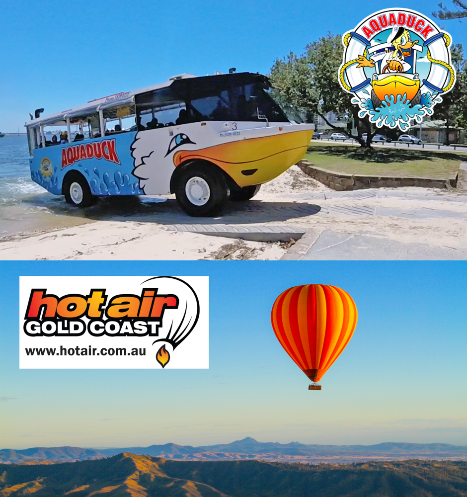 Aquaduck + Hot Air Balloon Combo