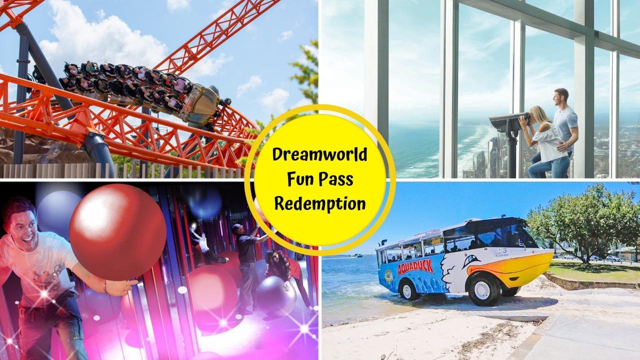 Dreamworld Gold Coast Fun Pass - Aquaduck Ticket
