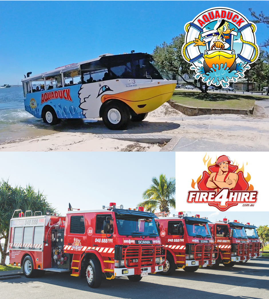 Aquaduck + Fire Truck Tour Combo