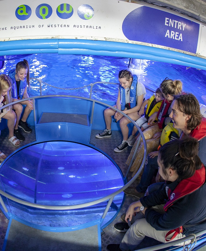 Entry & Glass Bottom Boat Ticket (Age 4+) AQWA The Aquarium of Western Australia Reservations