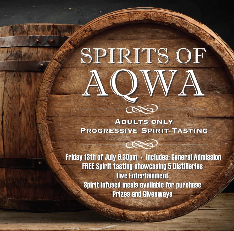 Spirits of AQWA - Progressive Spirit Tasting