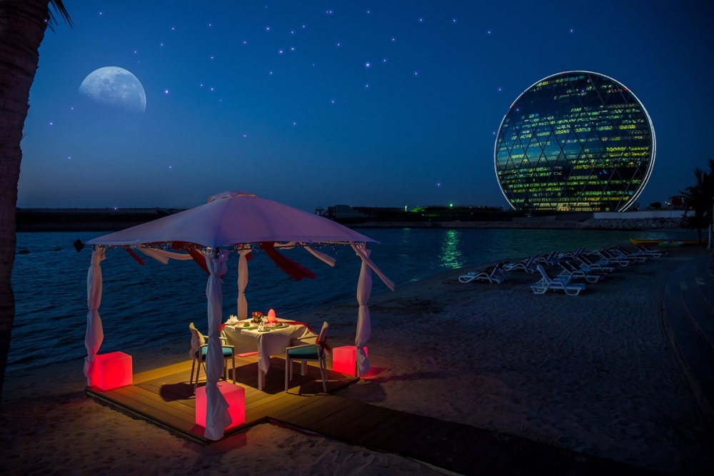 Romantic Beach Dinner Abu Dhabi 4 Course Set Menu My Abu Dhabi