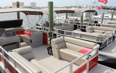 Pontoon Boat 24 ft 50 HP Half Day