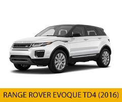 Range Rover Evoque TD4 2016 from 25 years of age