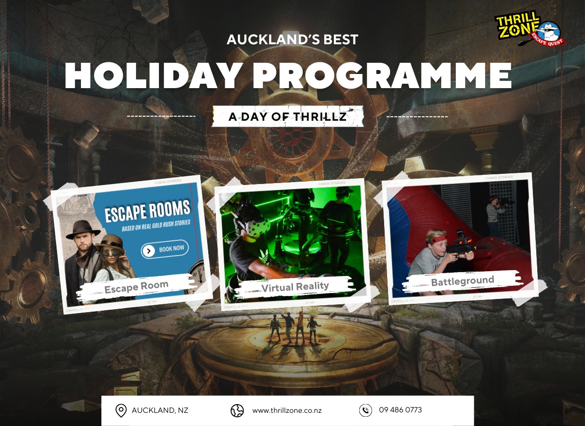 Holiday Programme at Thrillzone & Escape Quest