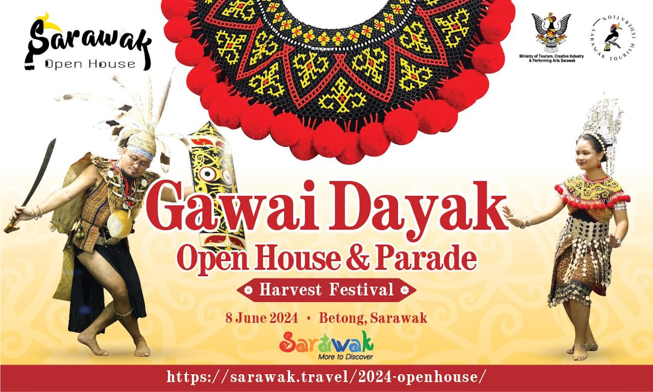Sarawak Gawai Dayak Open House &  Parade (3D2N Package) - Full Package