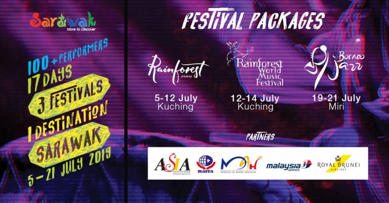 Rainforest World Music Festival with Malaysia Airlines (3D2N) - Paradesa  Borneo Reservations