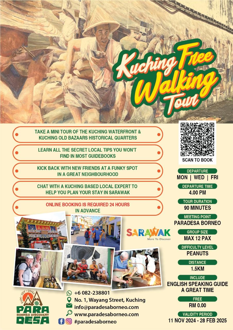 Kuching Free Walking Tour