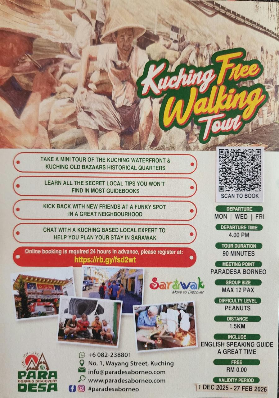 Kuching Free Walking Tour