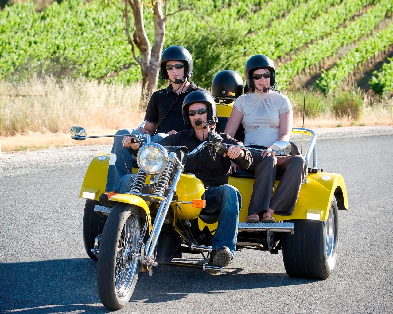 Barossa Sightseeing - Trike 1.5hr - min 2/max 3