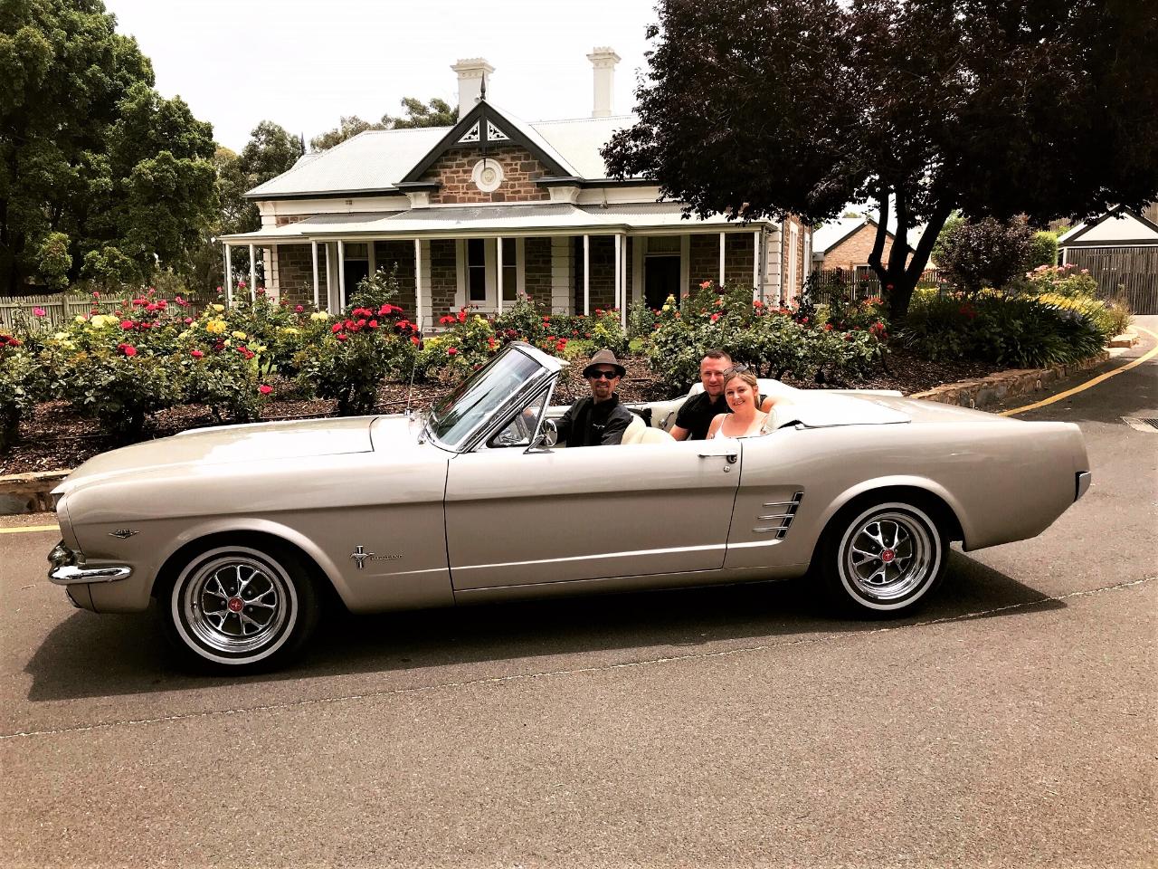 Barossa Mustang Tour Adelaide Pick Up - 6 hr