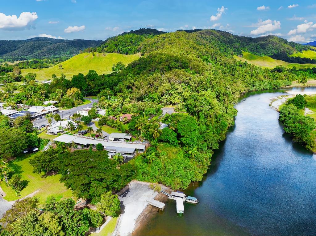 9.45AM CRUISE TWO (2) : 9.45am Crocodile Express Greater Daintree Wildlife Cruises starts from Daintree Village Jetty